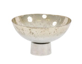 Round Grotto Glass Footed Bowl