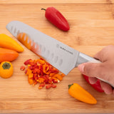 Elite 7 inch Santoku Knife - Cream