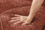 MYLO 80" Loveseat with 2 Ottomans