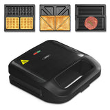 3 in 1 Electric Sandwich Maker, 750W, Black
