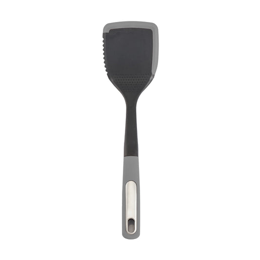 Silicone Scratch and Heat Resistance Edge Solid Turner, Grey