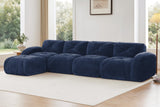 MYLO 140" 4-Seater Sofa with 1 Ottoman