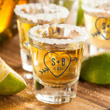 Personalized Fluted Shot Glass