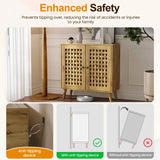 Wholesale Accent Cabinet with Doors Set of 2, Entryway Cabinet