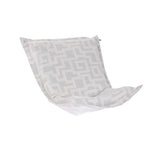 Indoor/Outdoor Puff Scroll Chair Syros Fog Cover Only