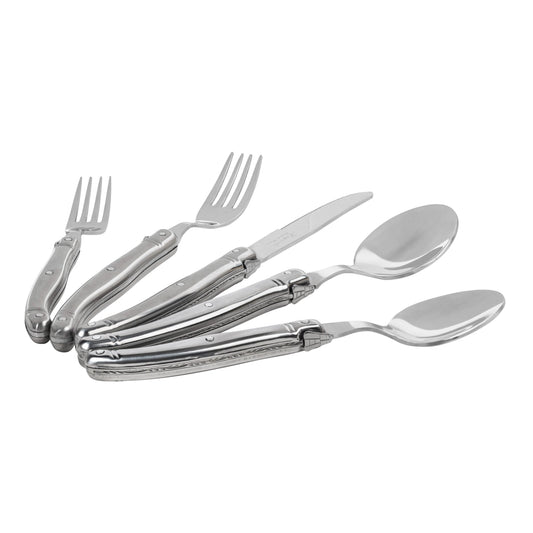 Laguiole Connoisseur 20-Piece 18/10 Stainless-Steel Flatware