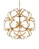 Sappho Gold Orb Chandelier