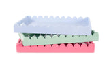Rectangle Scalloped Riviera Tray - Pink