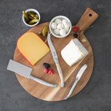 3-Piece Laguiole Cheese Knife Set Mother of Pearl Handle