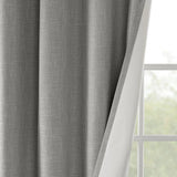 Heathered Patio Window Curtain, Grey