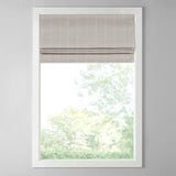 Basketweave Room Darkening Cordless Roman Shade, Taupe