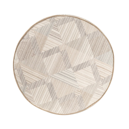 Prisma Natural Tall Pouf