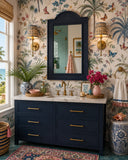 Raffea Navy Accent Mirror