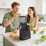 Cold Press Juicer with 5.9" Wide Feed Chute, Slow Juicer