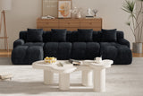 NEXO 135" 4-Seater Sofa with 2 Ottomans