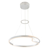Minsk Single Round Chandelier // Chrome