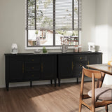 Storage Cabinet with 2 Doors & 3 Drawers, Sideboard Cabinet