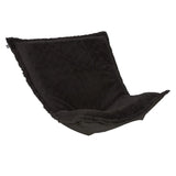 Puff Chair Cover Angora Ebony -Cover Only