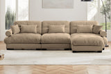 CLOUDIES 134" 3 Seater Sofa with 1 Ottoman