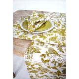French Home Honeysuckle Table Runner - Chartreuse