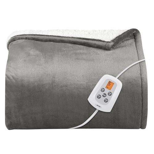 Heated Blanket Twin Size, Heating Electric Throw Blanket