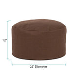 Foot Pouf Sterling Chocolate