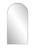 Van Buren Brushed Black Arched Mirror