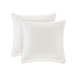 Glam Comforter/Duvet Cover Set with Removable Insert, White