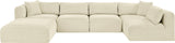 Shaggy - 6 Piece Modular U-Shaped Sectional