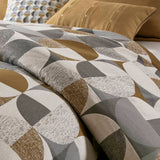 Wholesale Geometric Jacquard Oversized Duvet Style Comforter Set, Gold