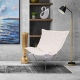 Indoor/Outdoor Puff Scroll Chair Syros Natural
