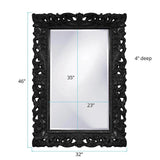 Barcelona Mirror - Glossy Black