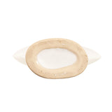Matte White Towel Vase - Small