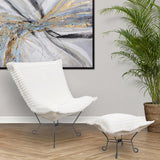 Puff Chair Shar Pei White/Natural
