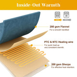 Heated Blanket Twin Size, Heating Electric Throw Blanket