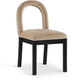 Conrad - Velvet Dining Chair With Black Legs