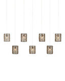 Regatta 7-Light Linear Multi-Drop Pendant