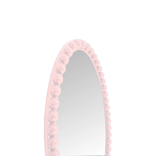 Varsha Oval Glossy Lilac Mirror