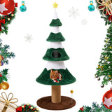 Christmas Tree Cat Tower For Cats, Multi-Level Cat Tree
