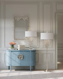 Briallen Blue Demi-Lune Cabinet