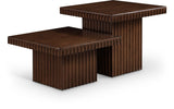 Spencer - Oak Veneer 2 Piece Coffee Table