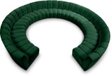 Infinity - 11 Piece Velvet Modular Sectional