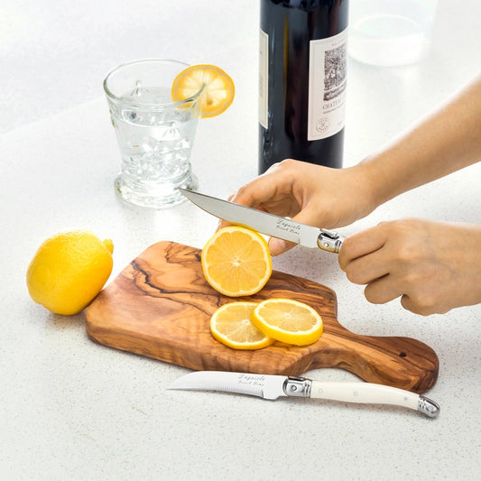 French Home Laguiole 2 Piece Citrus Knife Set - Faux Ivory