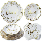 Cheers 72 Piece Party Tableware Set for 24 Guests