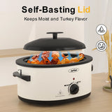 Royalcraft 8-Quart Slow Cooker with Self-Basting Lid