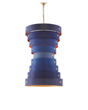 Graduation Large Blue Chandelier