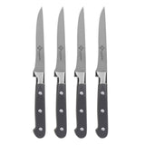 Au Nain Set of 4 Prince Gastronome Steak Knives with Pewter