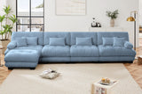 CLOUDIES 173" 4 Seater Sofa with 1 Ottoman
