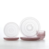 Jupiter Pink 12pc Dinnerware Set