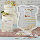 Onesie Baby Shower Guest Book Alternative Frame